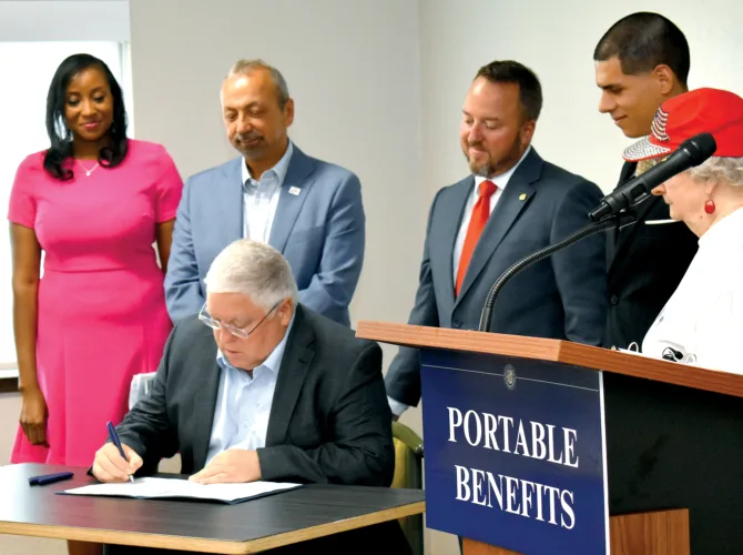 Governor Signs Bill in Elkins